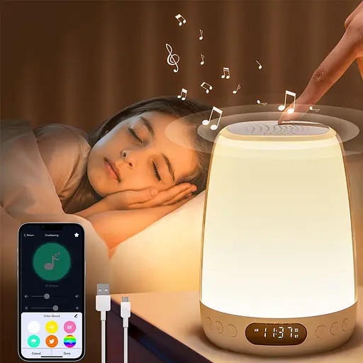 Нічник Kids Dream H03 with Bluetooth and APP 3000 mAh White - фото 2