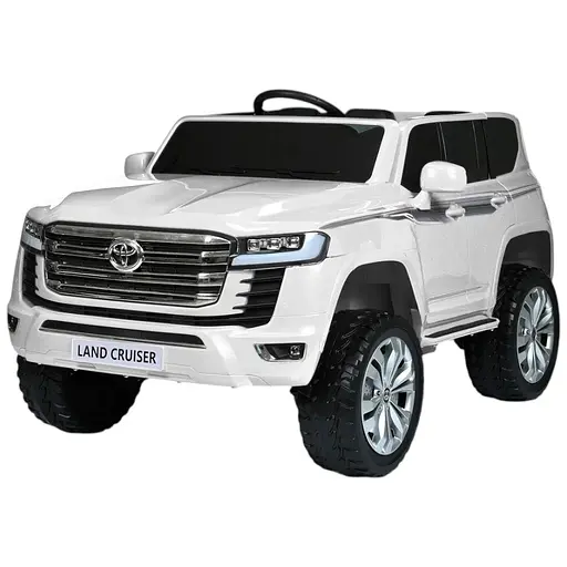 Електромобіль дитячий Джип Toyota Land Cruiser M 6146EBLR-1 з пультом управління білий