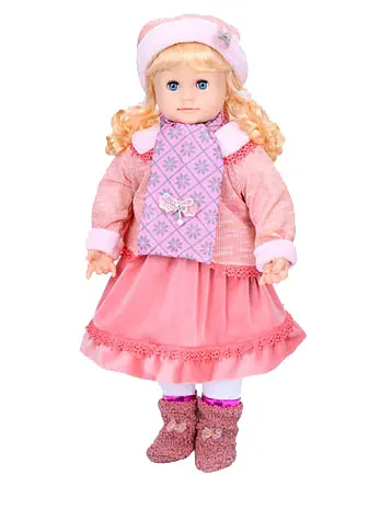 Кукла Соломия M 5752 I UA LimoToy, 56 см, мягконабивная, интерактивная, в коробке (6903317635337) Белый - фото 1