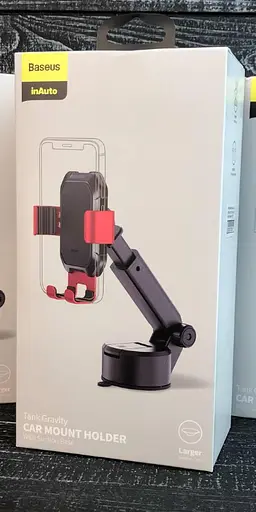 Автодержатель автоматический Baseus Tank gravity car mount holder with suction base - фото 6
