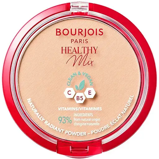 Компактна пудра для обличчя Bourjois Healthy Mix відтінок 002 (Vanilla) 10 г - фото 1