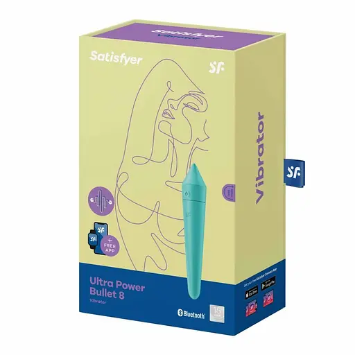 Мини вибратор Satisfyer Ultra Power Bullet 8 13.6 см голубой - фото 7