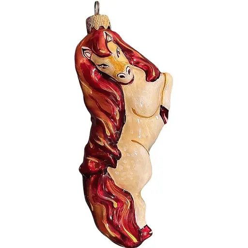 Ялинкова прикраса Різдвяні історії Символ 2026 Вогнегривий скло (4820001180503)