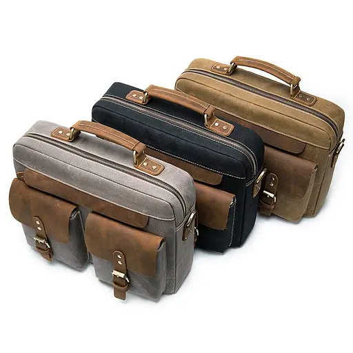 Чоловічий портфель Vintage 38х28х9 см sum0012231 - фото 8