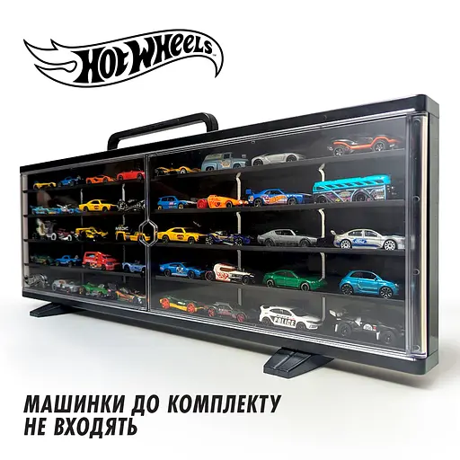 Кейс Hot Wheels портативный большой для коллекции машинок (HWCC23) - фото 2