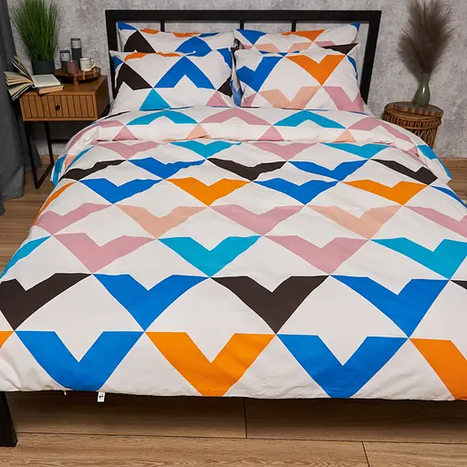 Комплект постельного белья Moon&Star Детский 110x140 см наволочки 2x50x50 см Color Clash Бязь Gold Люкс - фото 2