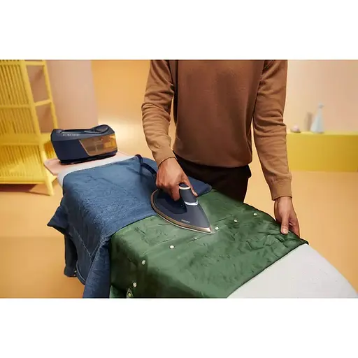 Утюг-парогенератор Philips PerfectCare 6000 Series 2400 Вт сине-золотой (PSG6066/20) - фото 19