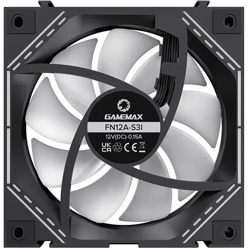 Комплект вентиляторов GameMax 120мм FN12A-S3I (FN12A-S3I) - фото 7