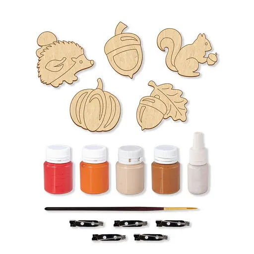 Набор заготовок для создания значков "Осенние мотивы" Fabrika Decoru FDCKW-060 - фото 1