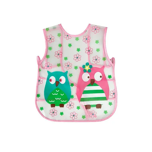 Слинявчик клейончатий на зав`язках MGZ-0607(Pink)