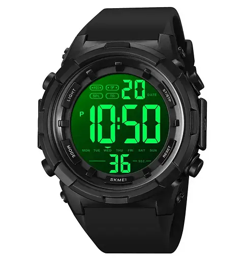 Чоловічий наручний годинник Skmei 1845 (Чорний) - фото 2