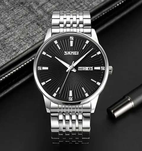 Годинник наручний чоловічий 9323SIBK Silver-Black Skmei acs0030916 - фото 3