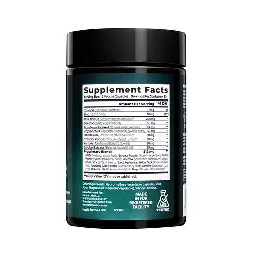 Комплекс для поддержки печени Elicore Labs Liver Support, 60 вегакапсул - фото 3