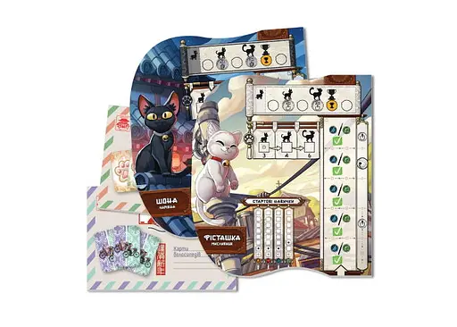 Настольная игра Woodcat Котики Киото (Kyoto no Neko) (укр.) (W0047) - фото 3