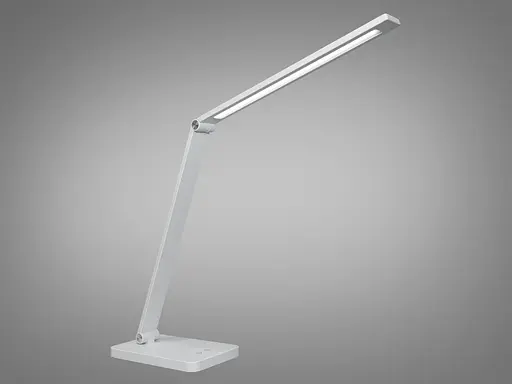 Біла світлодіодна настільна лампа для читання, потужністю 5 Вт - фото 1