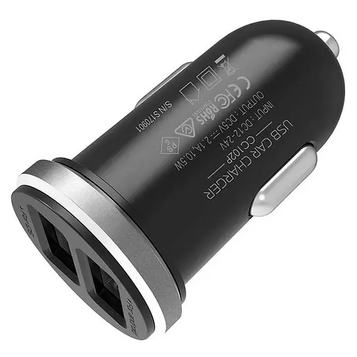 Автозарядный Silicon Power Boost USB Car Charger CC102P SP2A1ASYCC102P0K черный - фото 1