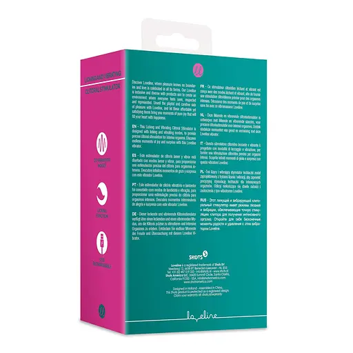 Вібратор для клітора Loveline Licking and Vibrating Clitoral Stimulator зелений - фото 11
