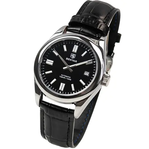 Годинник Benyar Automatic Leather Deluxe 10 BAR - фото 2