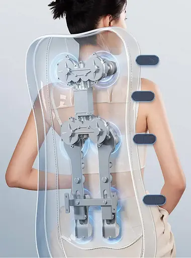 Массажная подушка для тела AUX-AQA-24D-34 24W (роликовый массаж с подогревом) - фото 8