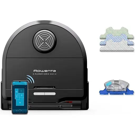 Робот-пылесос с влажной уборкой Rowenta X-Plorer Serie 240 AI Animal & Allergy Model RR9675WH UA UCRF - фото 4