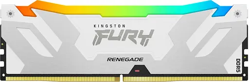 Оперативная память Kingston Fury 16GB DDR5 7200MHz Renegade RGB White (KF572C38RWA-16)