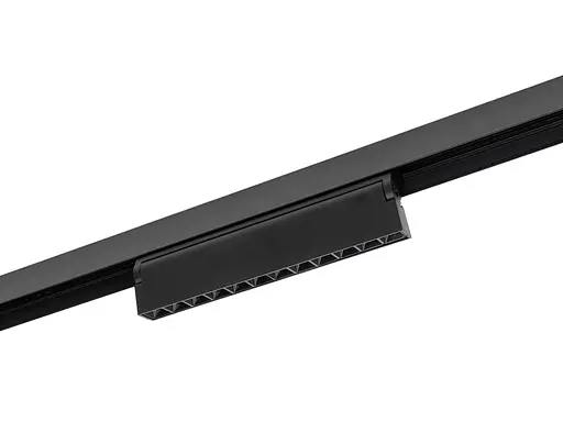 Магнитный трековый поворотный светильник KW-293/12W NW DC48V BK Brille 48-181 - фото 2