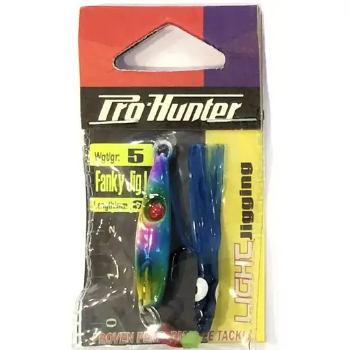 Пількер Prohunter Fanky Jig with skirt assist hook 5g Синій (1013-9637.00.75)
