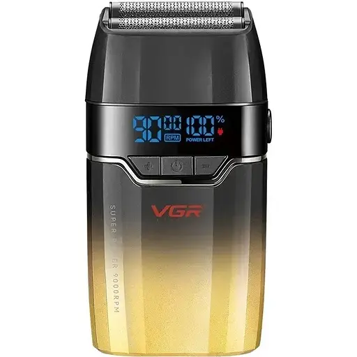 Професійний акумуляторний шейвер для гоління бороди та вусів VGR V-308