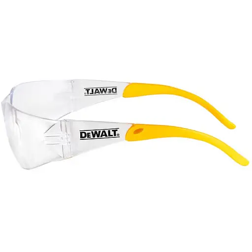 Окуляри DeWalt Protector прозорі полікарбонатні з м'якими гумовими накладками на дужках (DPG54-1D) - фото 4