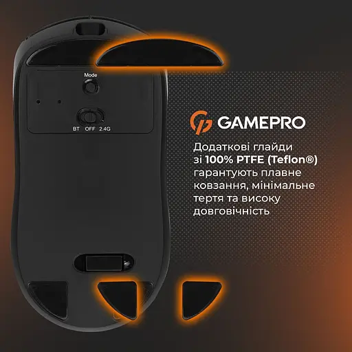 Миша GamePro Genesis Winner Wireless Black (GM079B) [140367] - фото 9