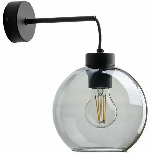 Бра Tk Lighting 10243 Cubus E27 1x15W IP20 Bk - фото 1