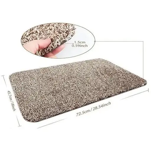 Коврик для ванной Clean Step Mat защита от грязи и влаги суперпоглощающая - фото 2