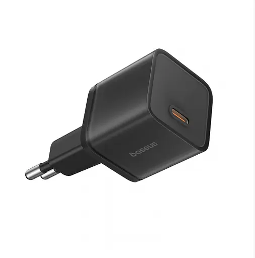 Мережевий зарядний пристрій Baseus GaN5S Fast Charger 1C 20 W EU P10162503113-00 Чорний - фото 2