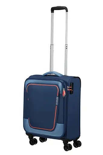 Валіза American Tourister PULSONIC COMBAT NAVY 55x40x23(26) 55 См MD6*41001 - фото 10