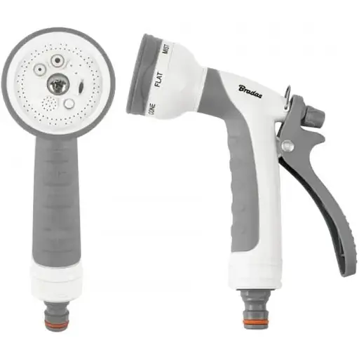 Пистолет для полива Bradas WHITE LINE 7-функциональный HANDY SOFT WL-EN44TK - фото 1