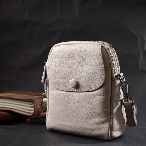 Жіноча шкіряна сумка Vintage 14.5х18х7 см sum0024733 - фото 6