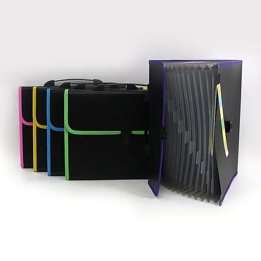 Папка-портфель із розділами Student, 33x25x3 см, замок, 13 відділень, 70S (В асортименті)