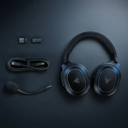 Гарнитура игровая Razer Barracuda X Chroma BT/WL RGB черная - фото 6