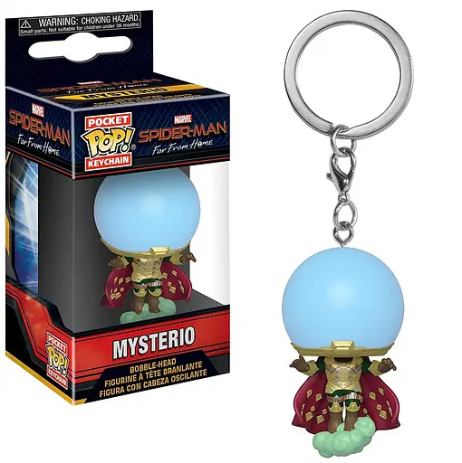 Фигурка-брелок Funko Pop Фанко Поп Mysterio Spider-Man: Far From Home 4 см Trinket SM M - фото 1
