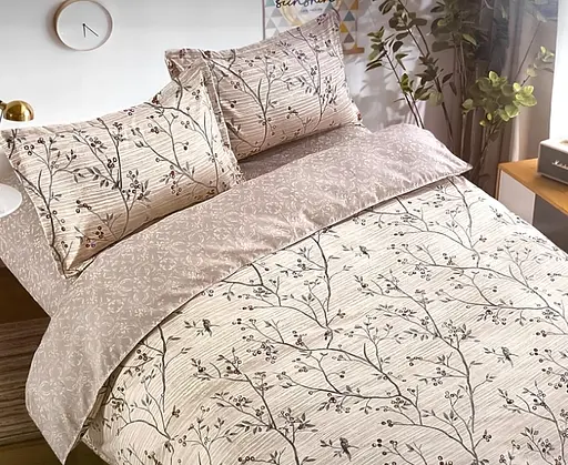 Постельное белье сатин Laura-Grand 21 евро комплект цветочный принт - фото 1