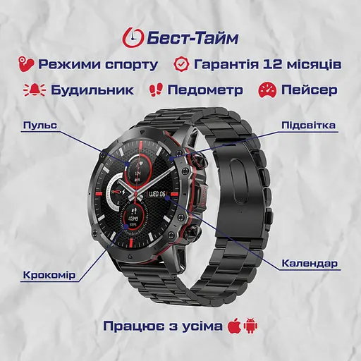 Часы Smart Forest Pro Black - фото 5
