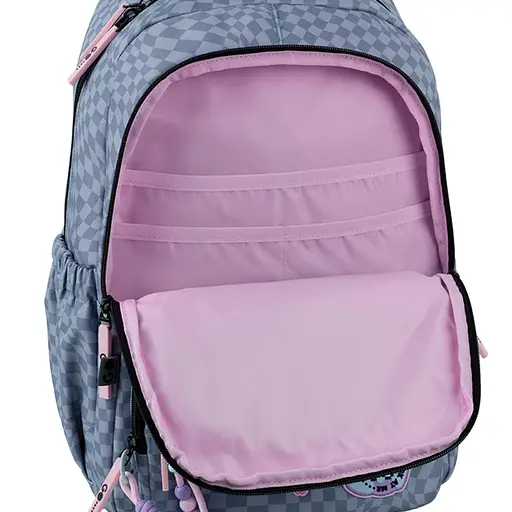 Рюкзак GoPack Education 120M-2 Pixel Mood Сірий (GO26-120M-2) - фото 12