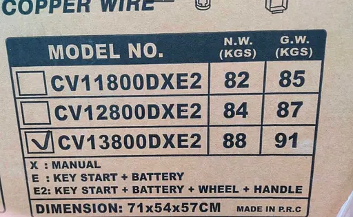 Генератор бензиновий Central Power CV13800DXE2 8 кВт 1-фазний з електростартером - фото 5
