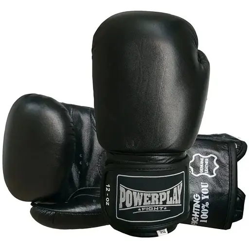 Рукавиці боксерські Power Play PP 3088, Black - 10 унцій