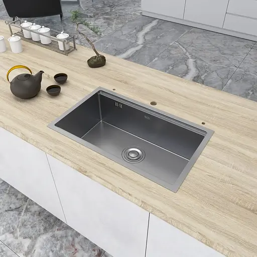 Кухонна мийка під стільницю 1.5 мм кухонна станція Nett NS-7042, Нержавіюча сталь - фото 9