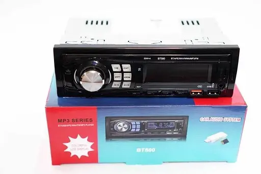 Автомобільна магнітола 1DIN з Bluetooth, USB, AUX і FM-радіо, мультимедійний MP3-ресивер в авто з підтримкою microSD - фото 4