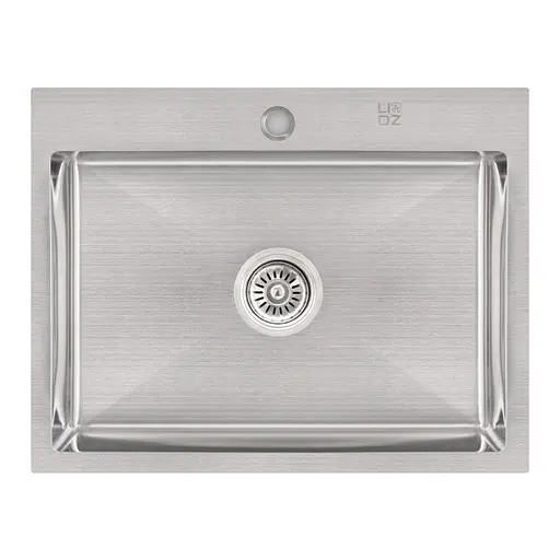 Кухонна мийка Lidz H5845 Brush 3.0/1.0 мм (LIDZH5845BRU3010), Нержавіюча сталь - фото 1