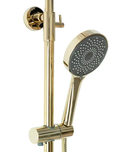 Душовя система Rea Max з термостатом та виливом gold REA-P6617, Золотий - фото 6