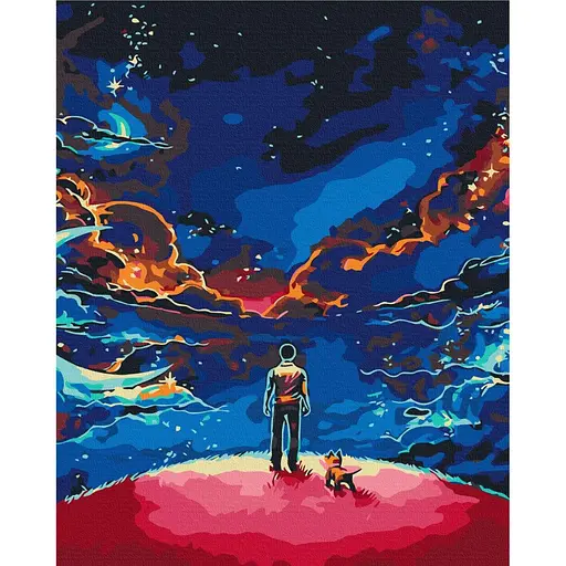 Картина за номерами Маленький принц Brushme 40x50 см кольорова 000276849