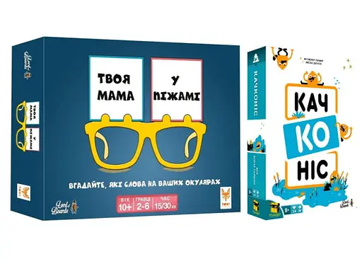 Настільна гра Lords of Boards Твоя мама у піжамі + Качконіс (укр.) (LOB2406UA+1)